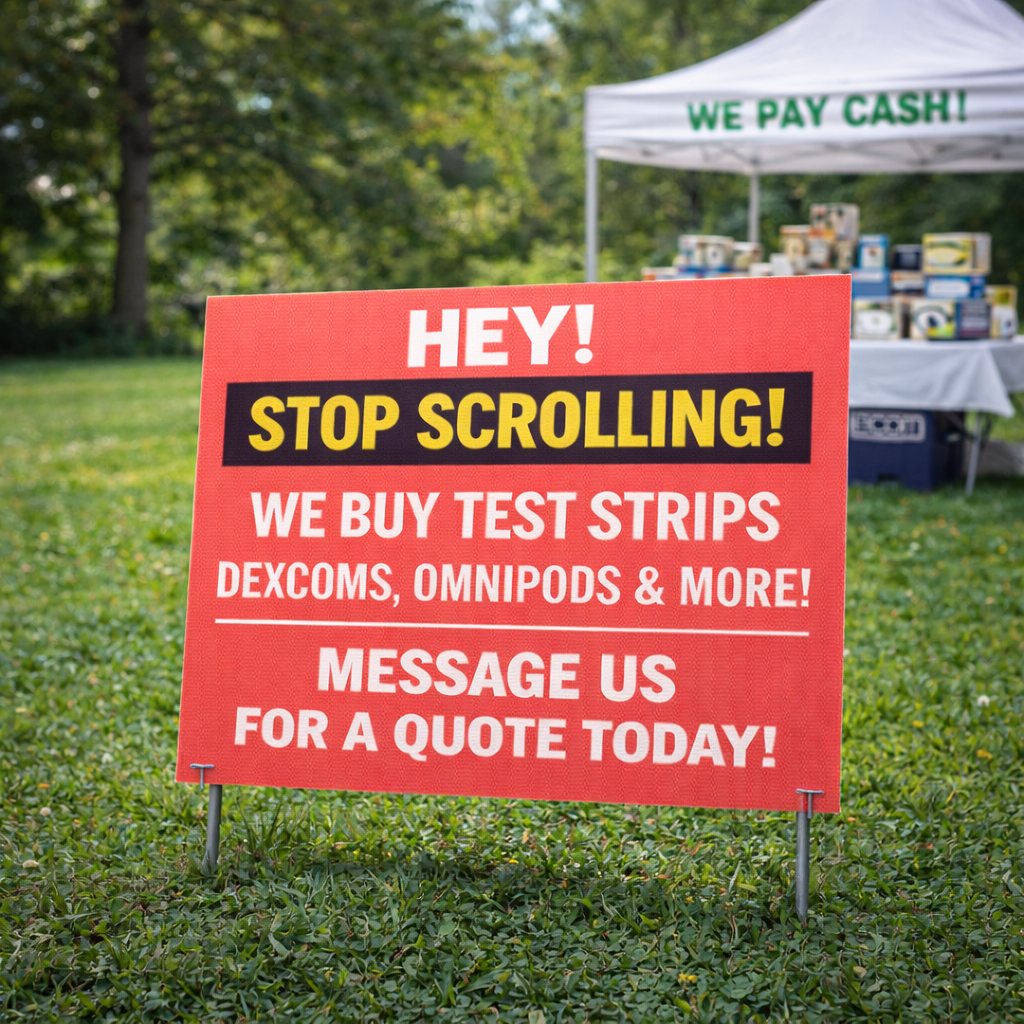 Cash For Diabetic Supplies Ohio Facebook ad