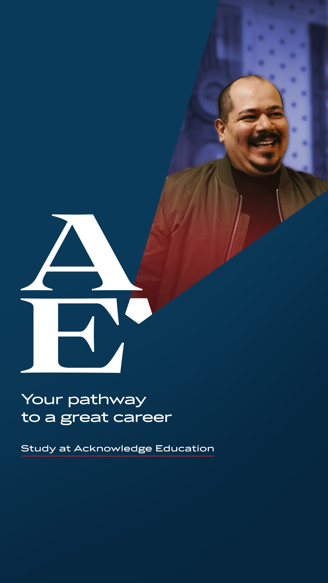 Acknowledge Education Facebook ad from Apr 17, 2026