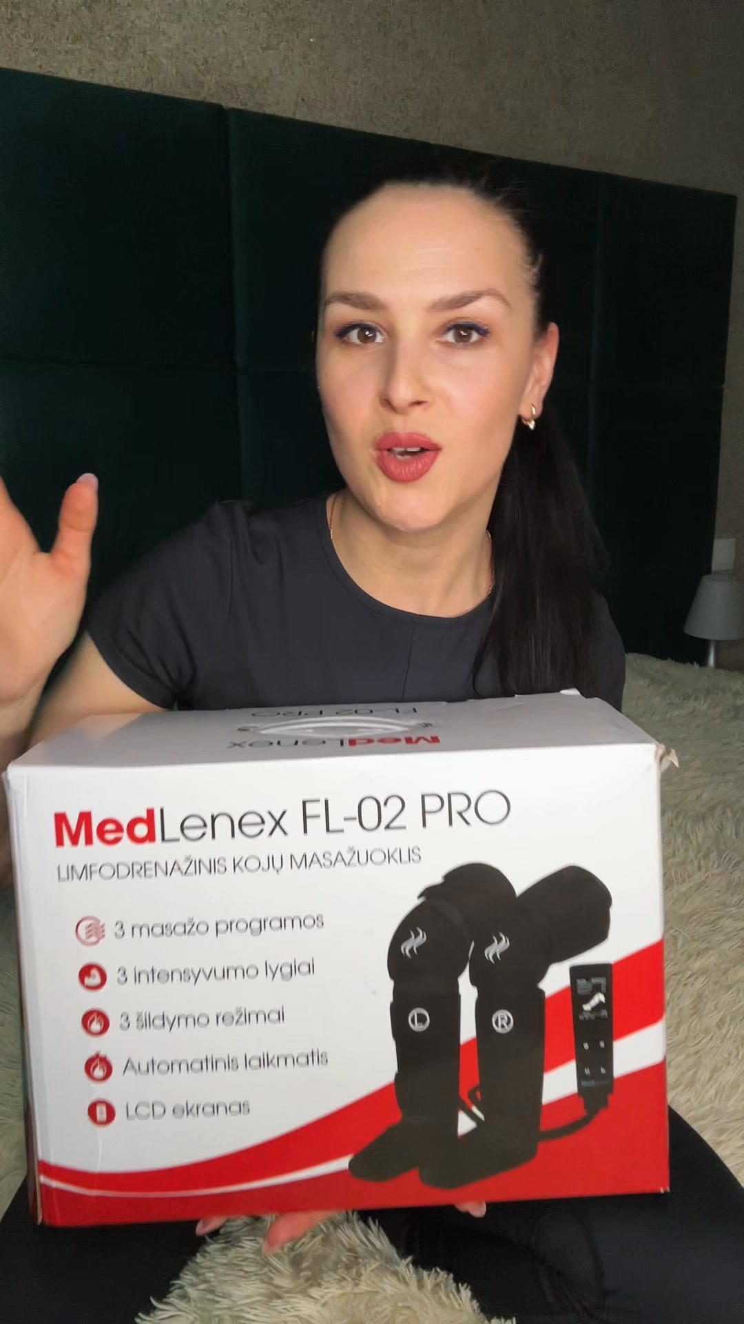 Medlenex.lt Facebook ad: Limfodrenažinis masažuoklis