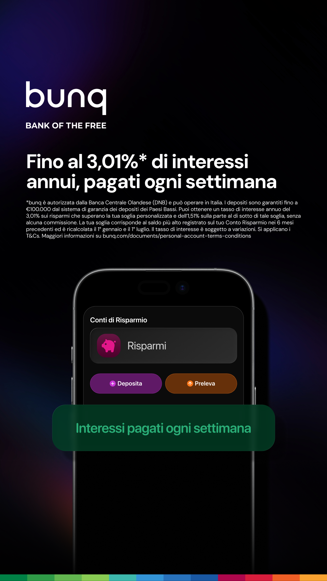 bunq Facebook ad