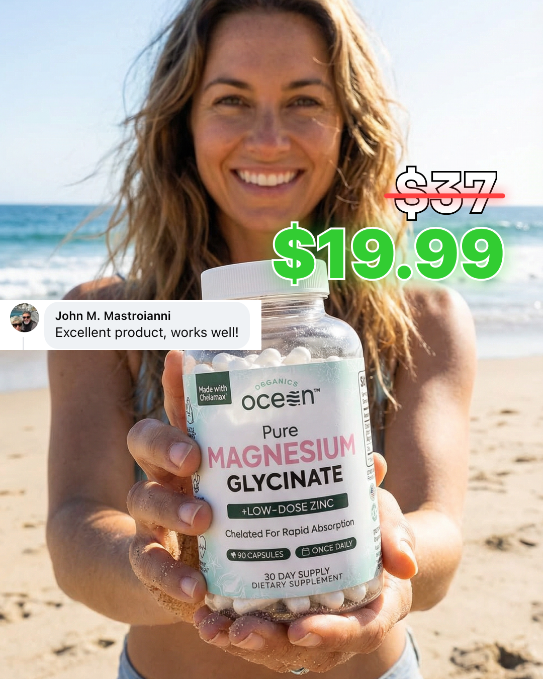 Organics Ocean Facebook ad