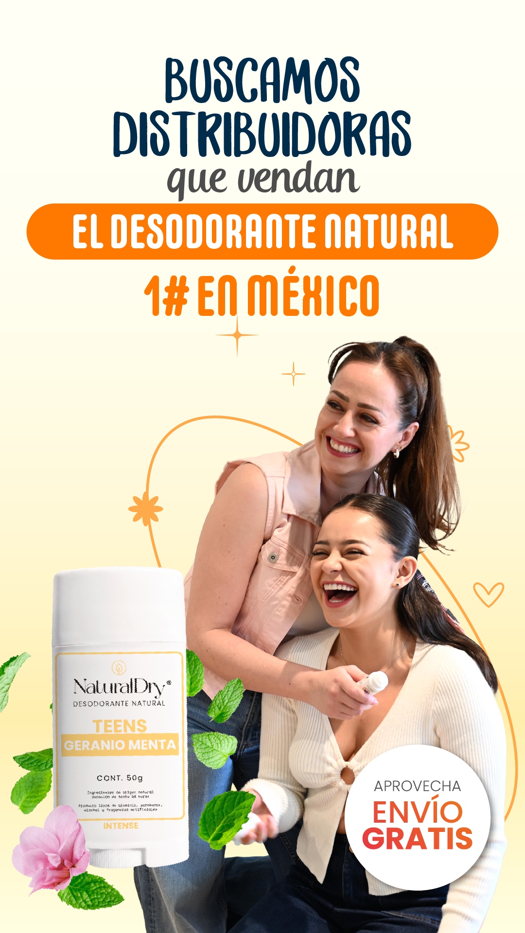 NaturalDry Deodorant Facebook ad