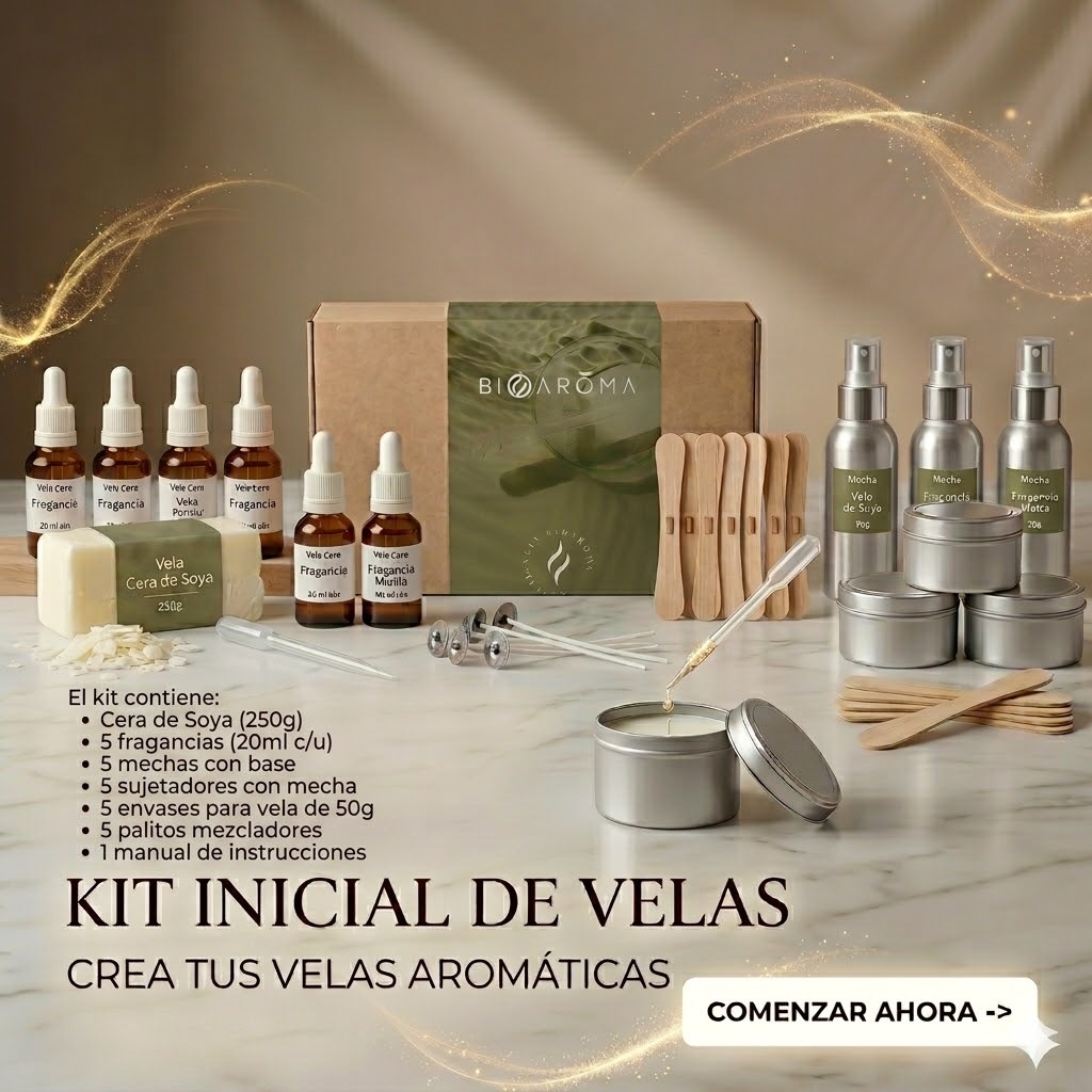 Bioaroma Business Facebook ad: ¡Crea tus propias velas aromáticas!