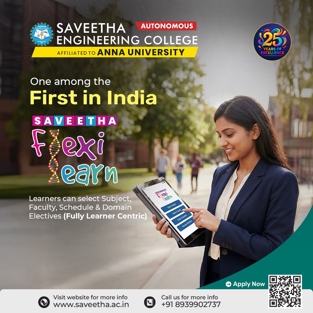 Saveetha Engineering College Facebook ad