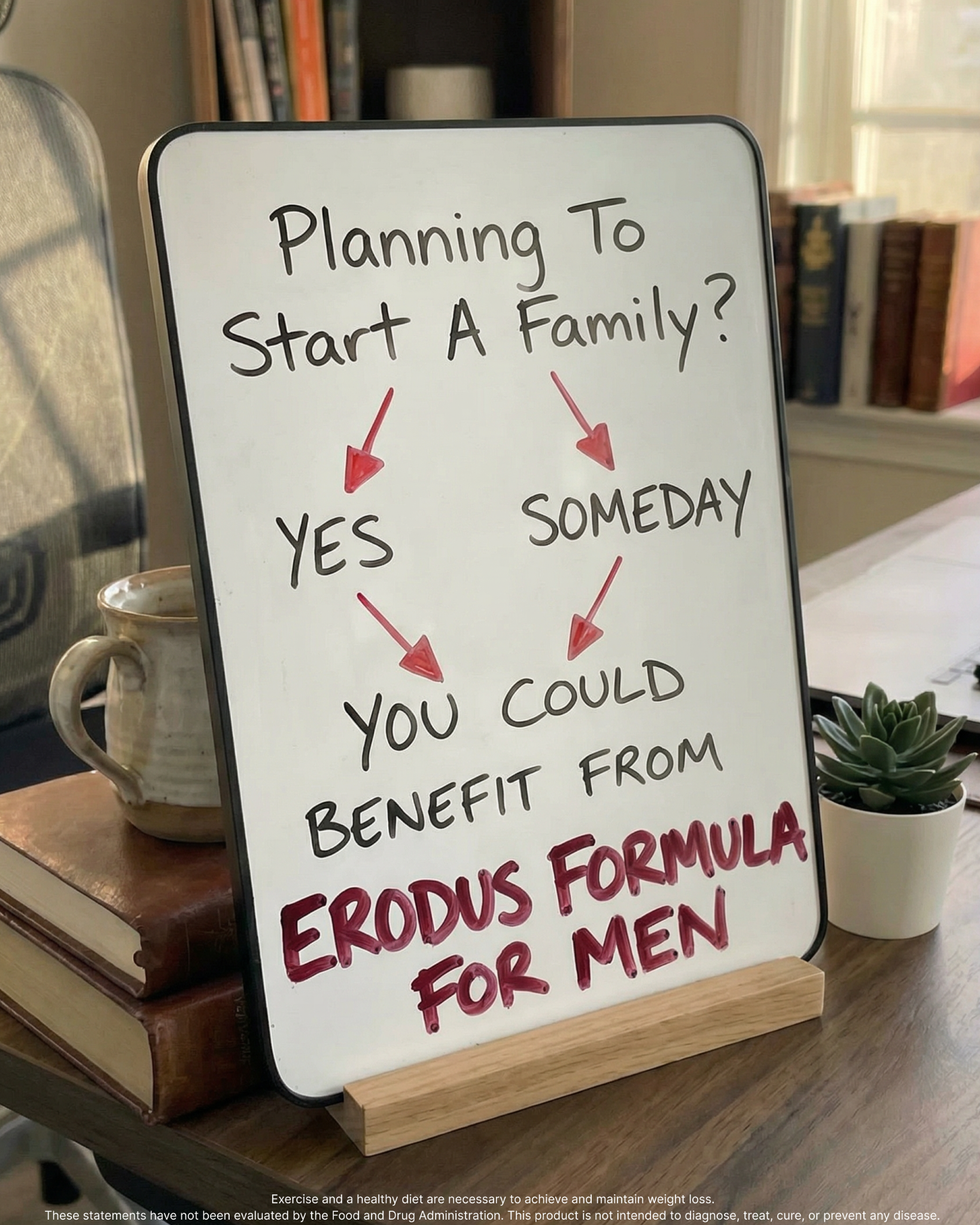 Erodus Formula For Men Facebook ad