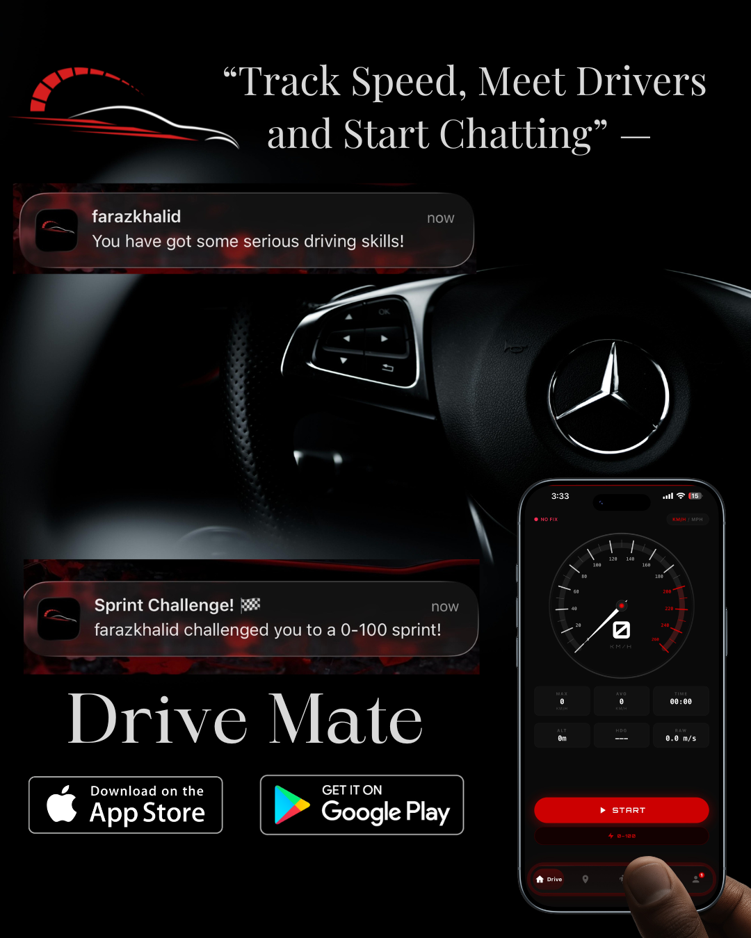 Drive Mate Facebook ad: Car Enthusiasts gathering across the globe at Drive Mate