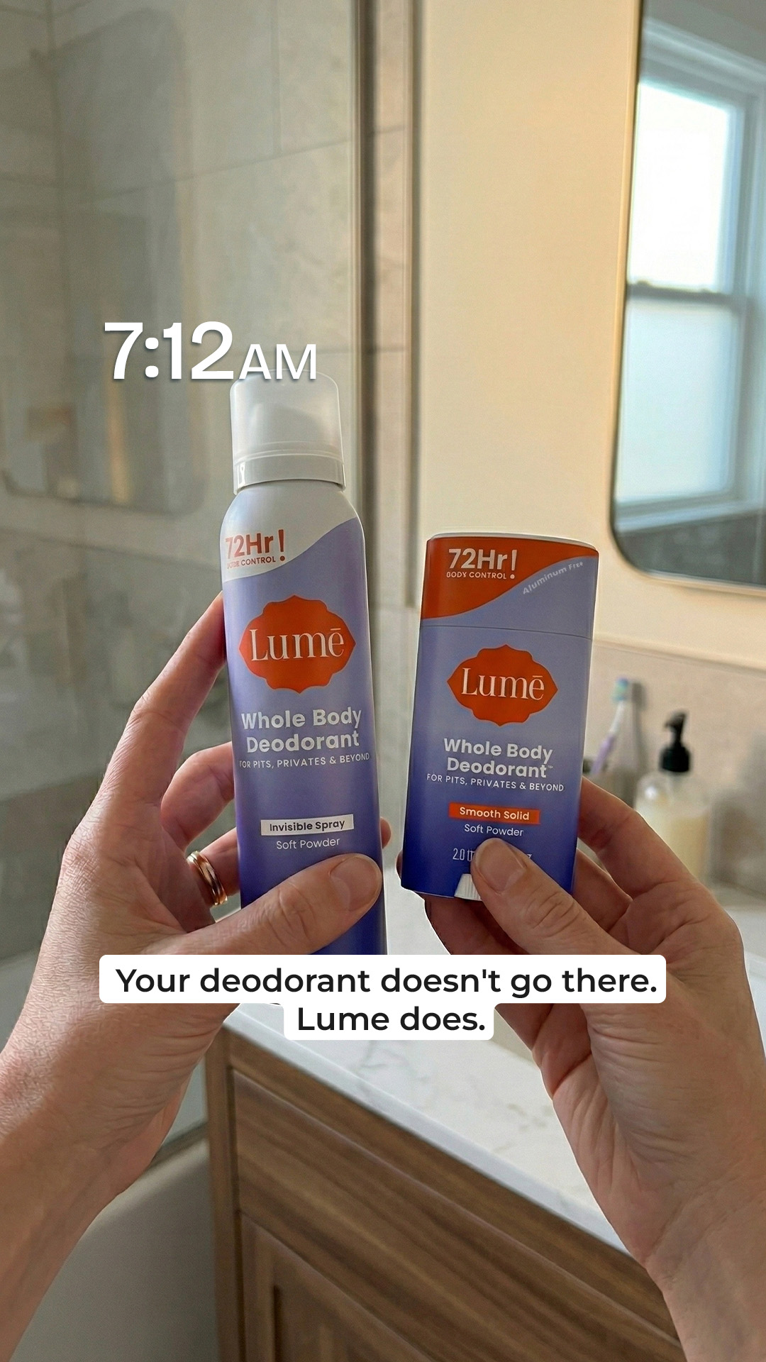Lume Deodorant Facebook ad