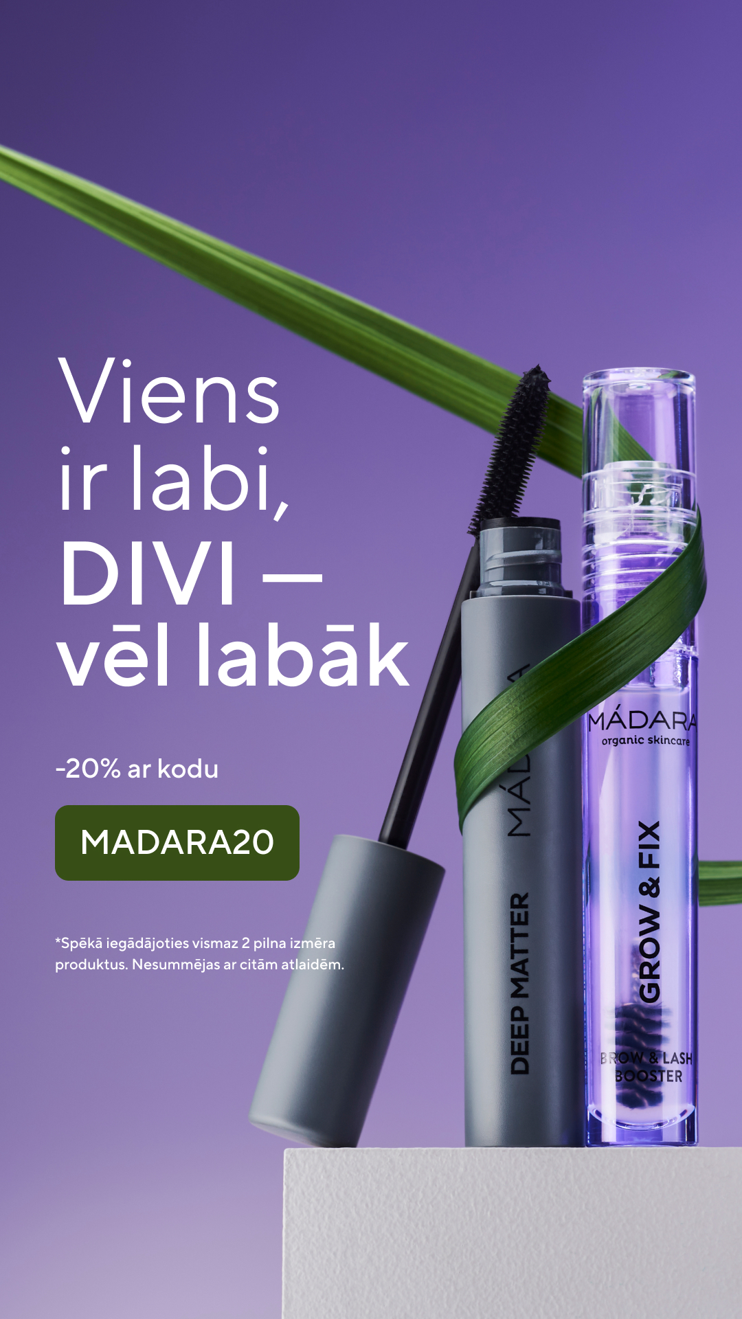 Mádara Organic Skincare Facebook ad