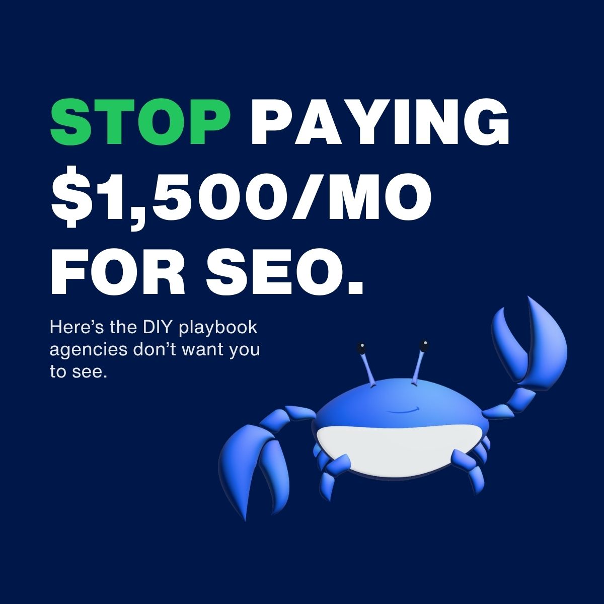 DIY SEO Engine Facebook ad