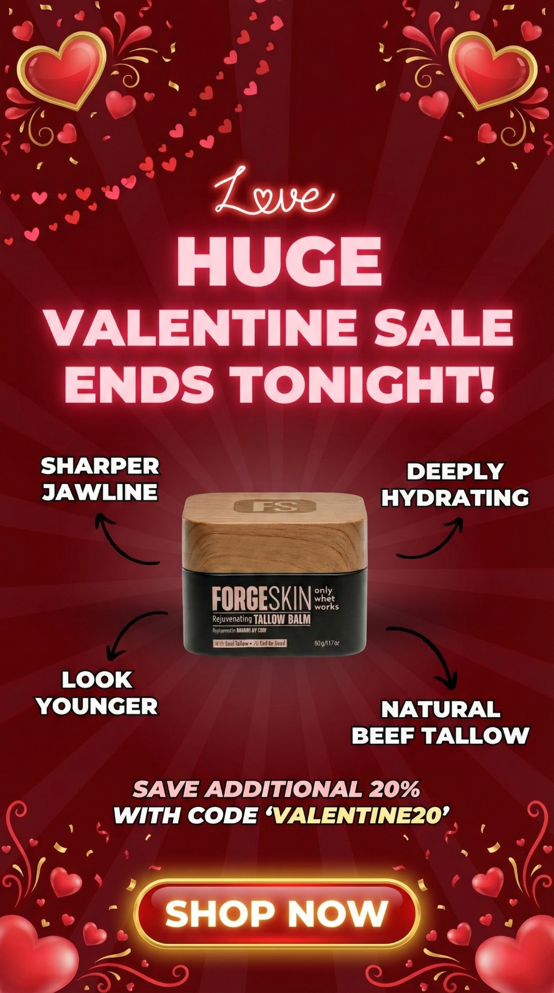Forge Men Facebook ad