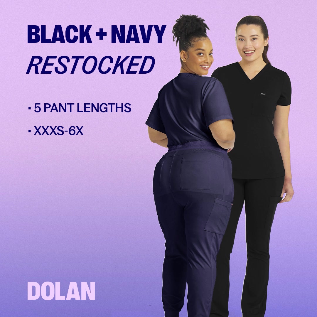 DOLAN Facebook ad: Perfect Fitting Scrubs