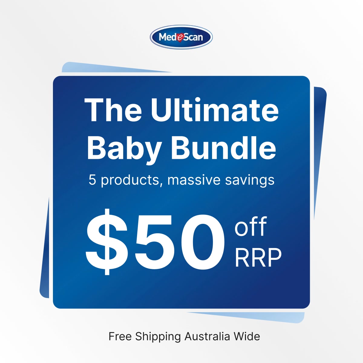 Medescan Facebook ad: Everything New Parents Actually Need | $50 Off RRP!