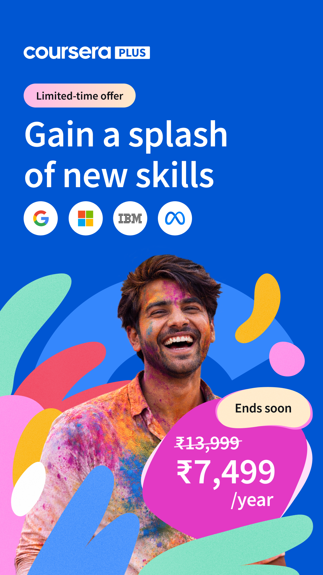 Coursera Facebook ad