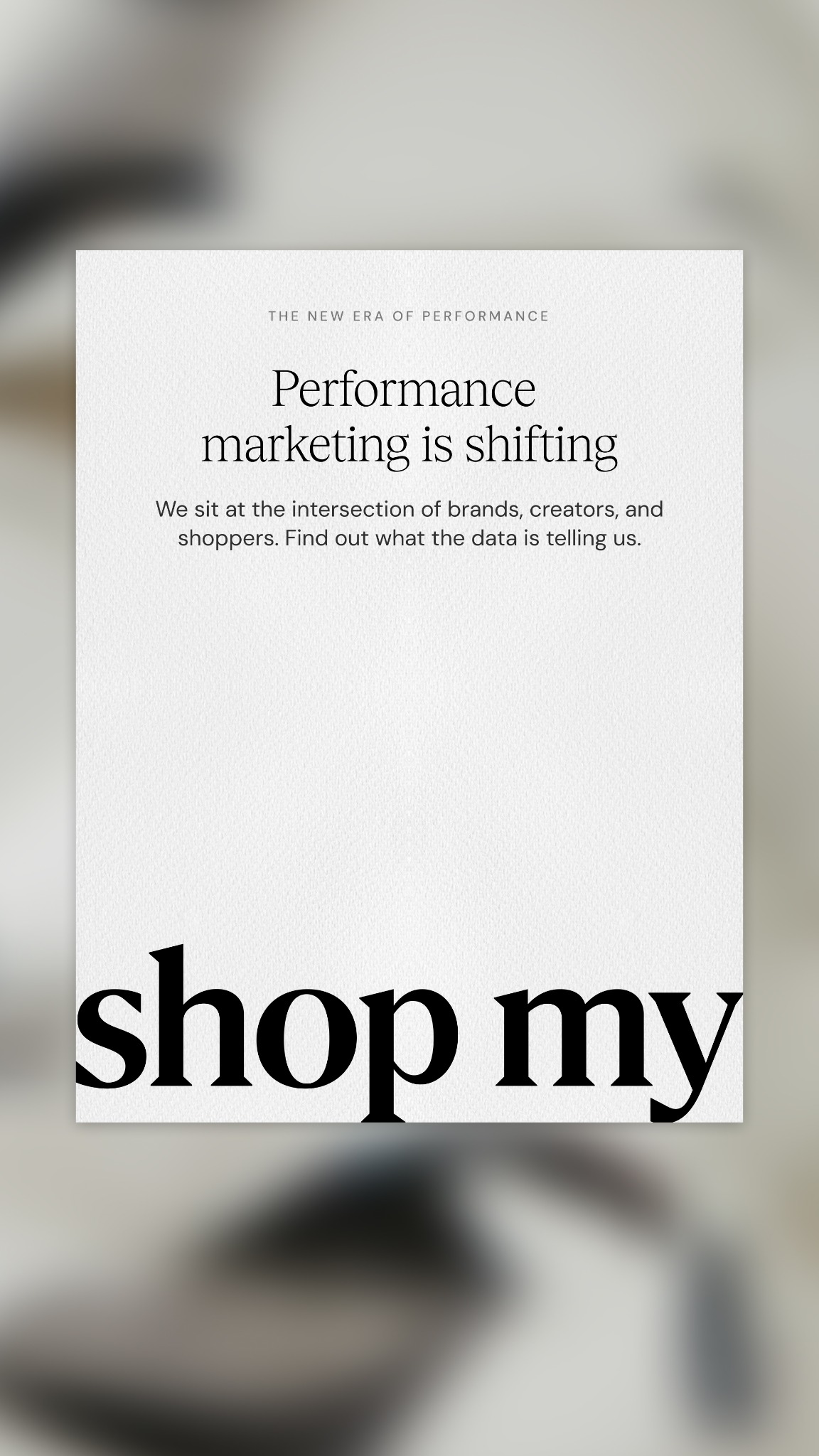 ShopMy Facebook ad