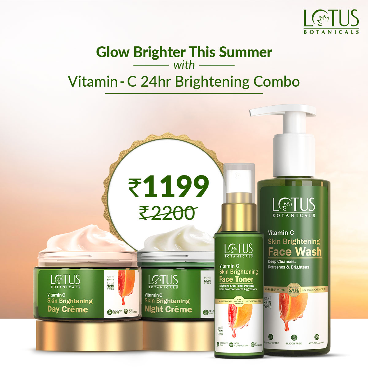 Lotus Botanicals Facebook ad