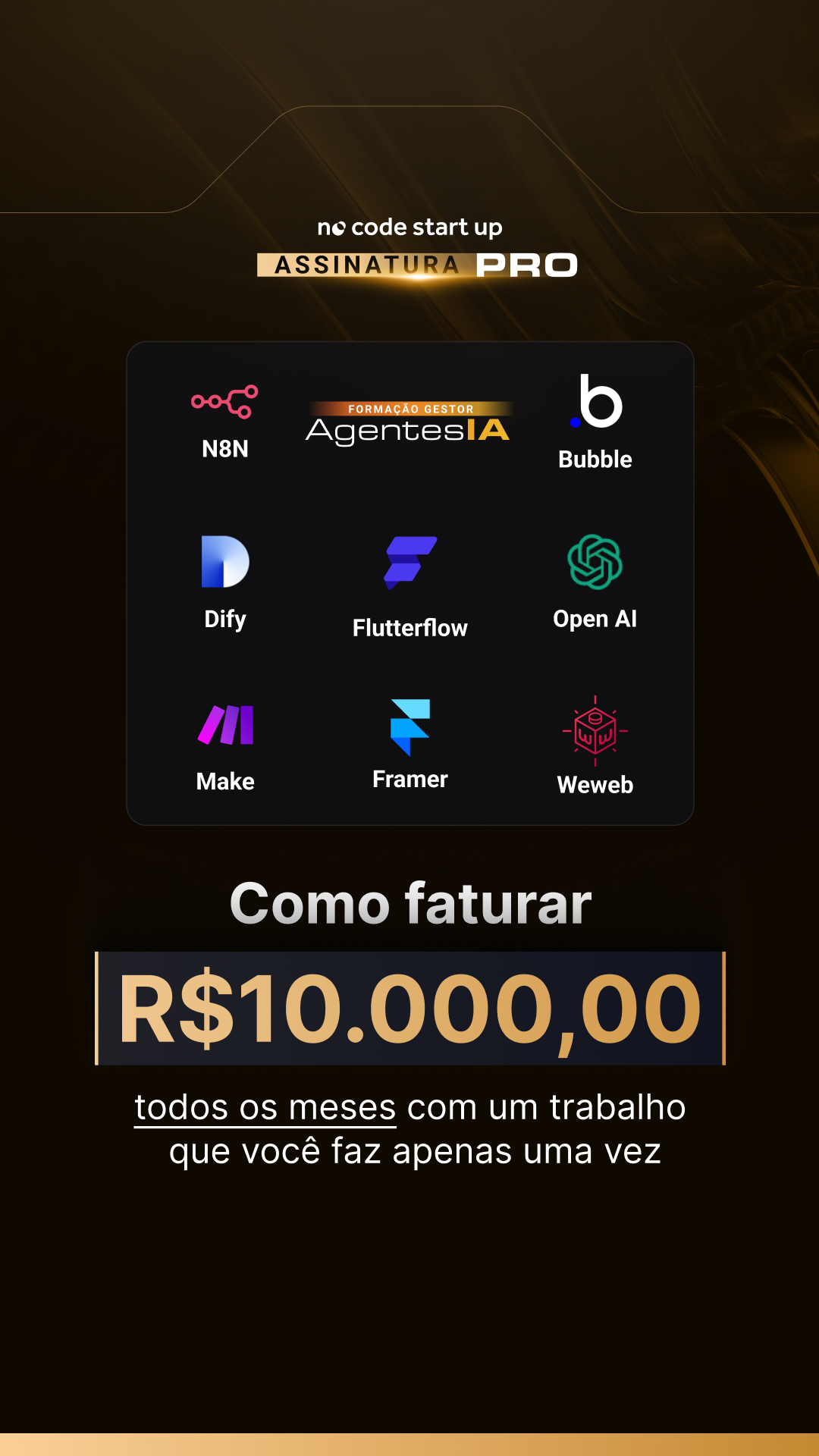 No Code Start Up Facebook ad