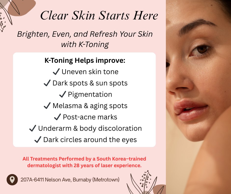 Korean Laser Skin Clinic Facebook ad: Say goodbye to uneven skin tone, stubborn pigmentation…