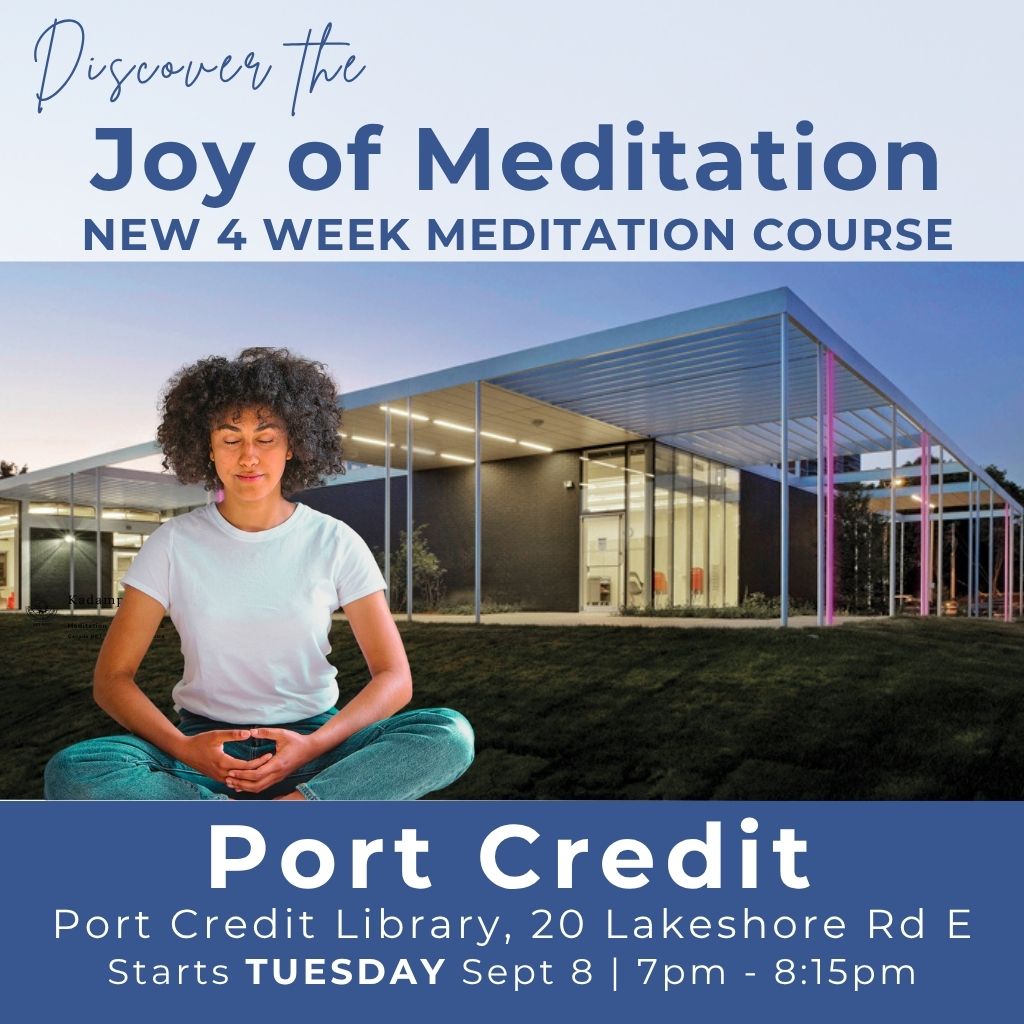 Kadampa Meditation Centre Canada Facebook ad: Discover The Joy of Meditation