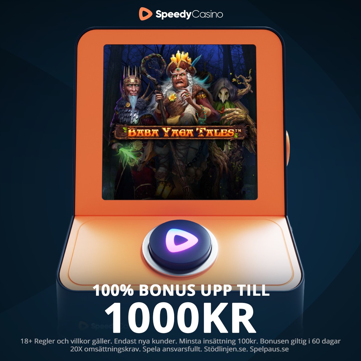 Speedy Casino Facebook ad