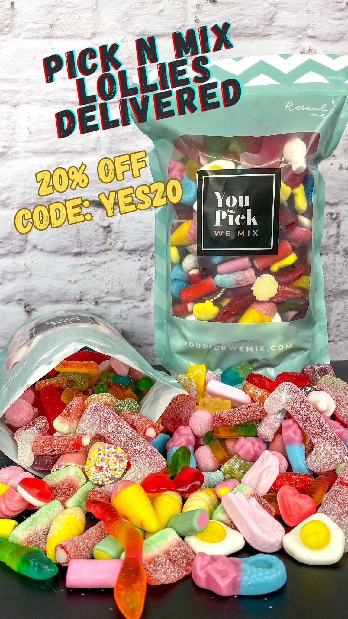 You Pick We Mix Facebook ad