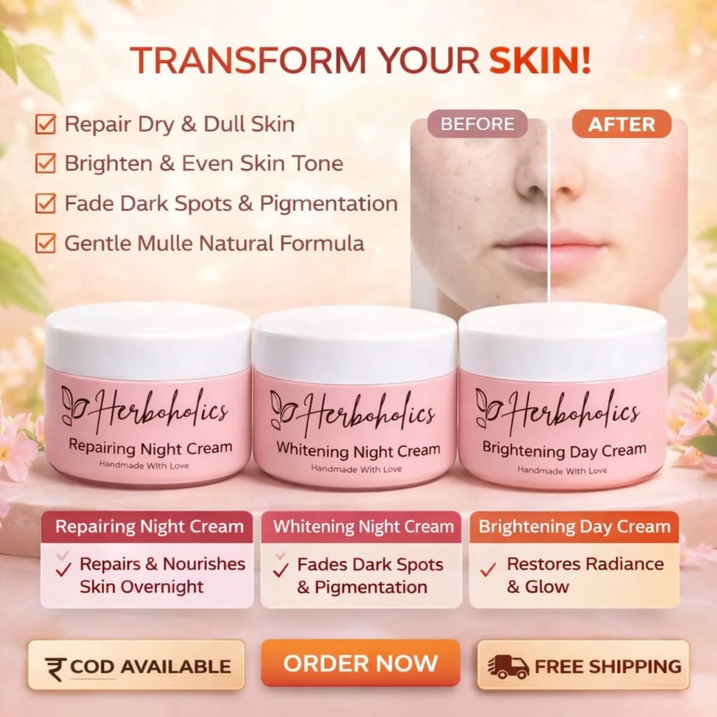 Herboholic India Facebook ad
