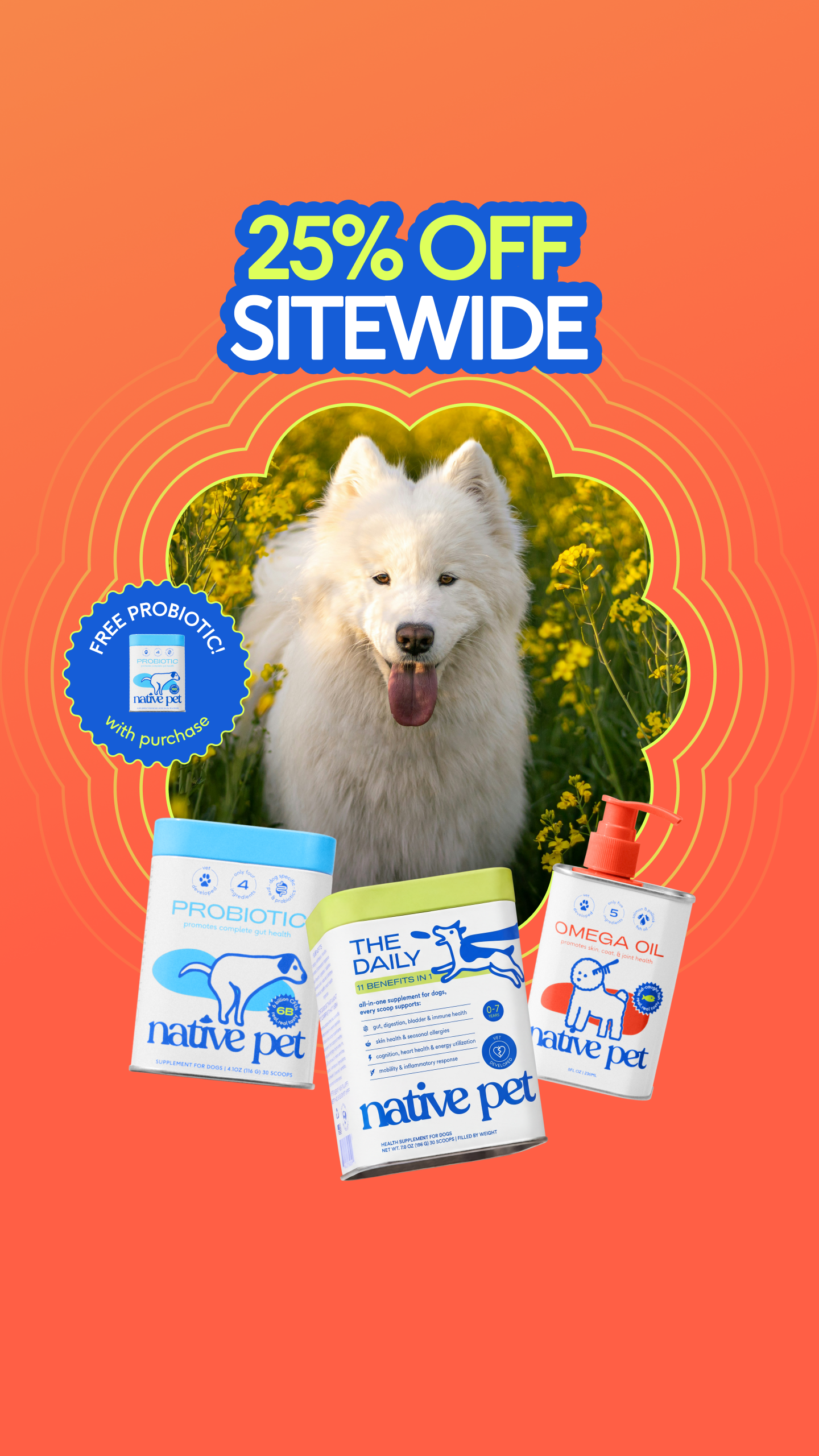 Native Pet Facebook ad