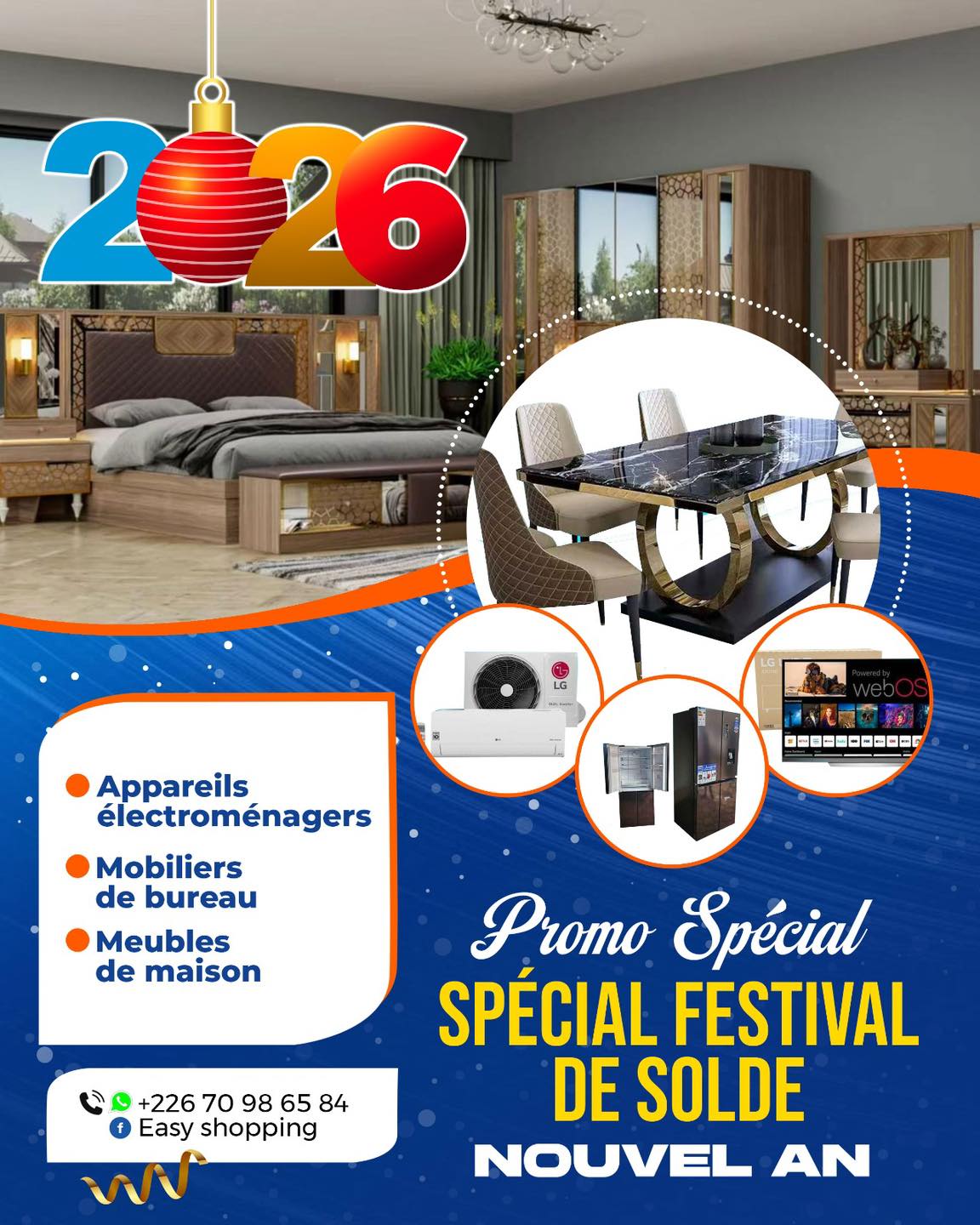 Easy Shopping Burkina Facebook ad
