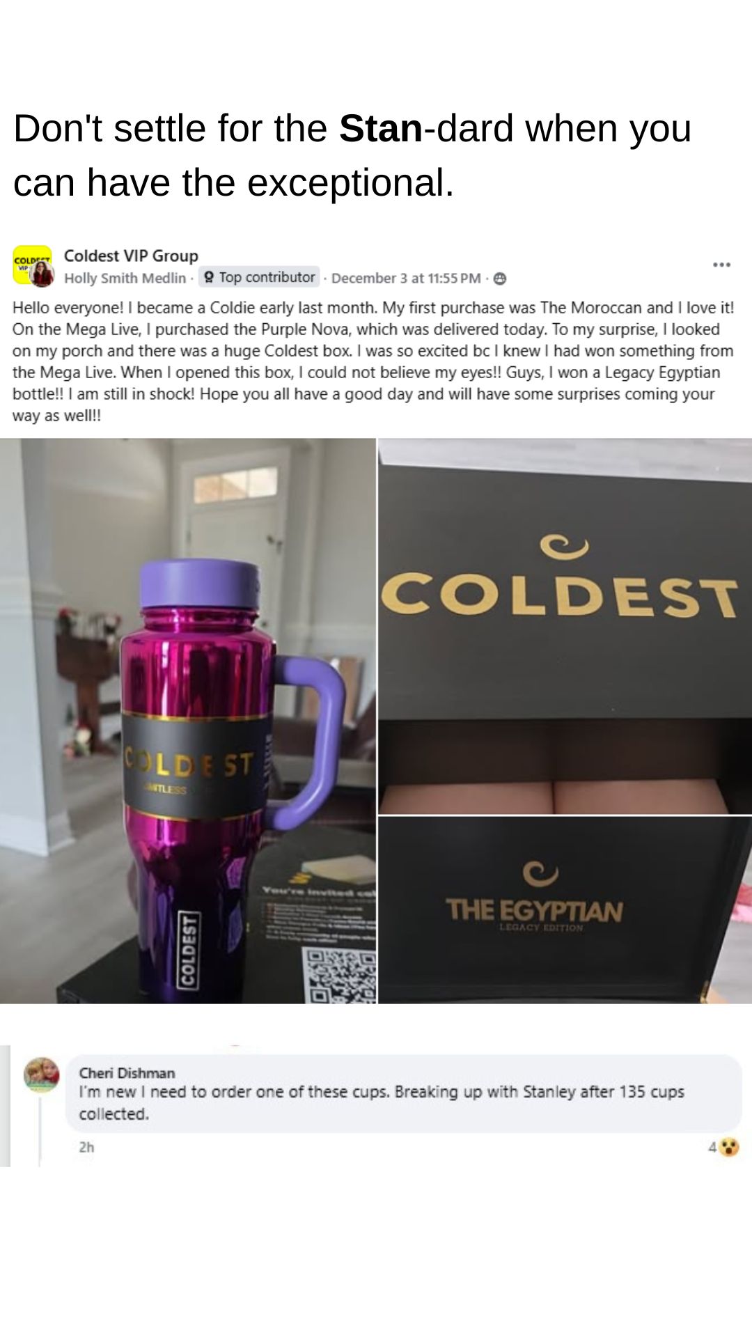 Coldest Facebook ad