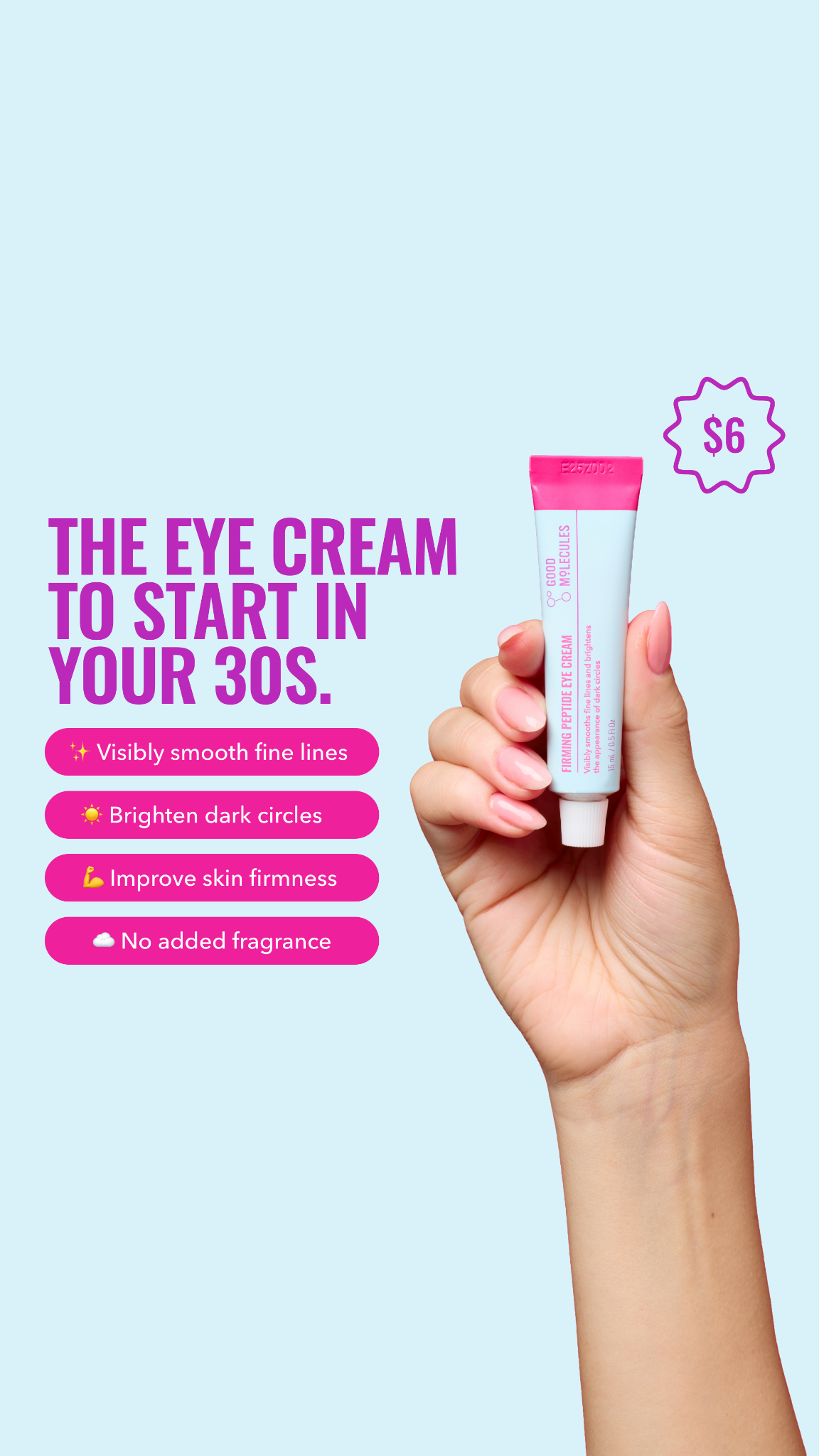 Good Molecules Facebook ad
