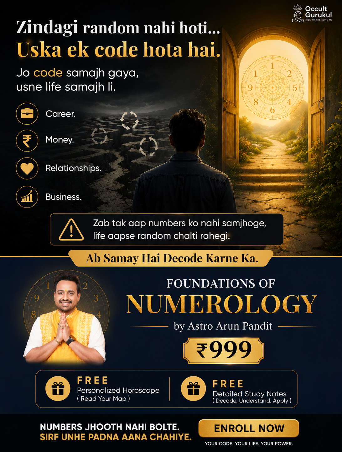 Occult Gurukul Facebook ad