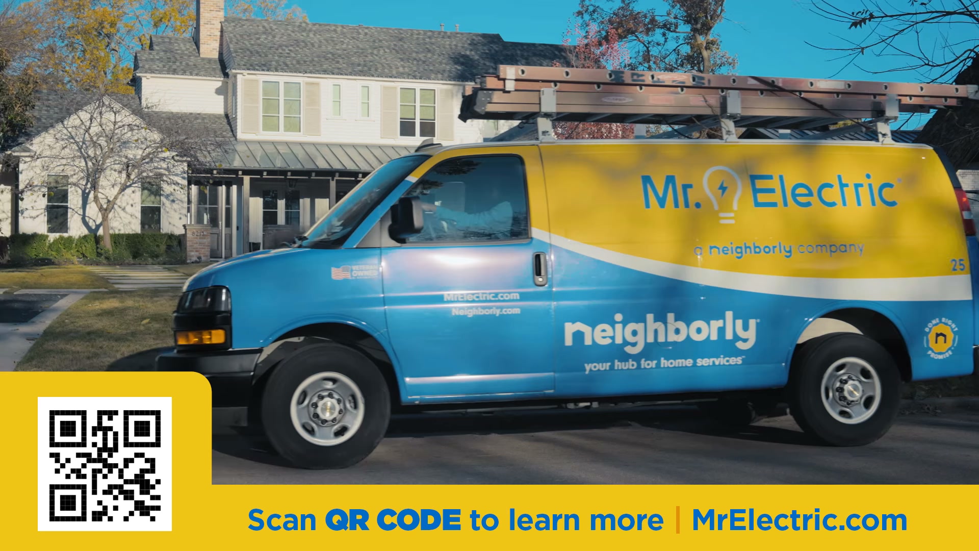 Mr. Electric of Indianapolis Facebook ad: Residential & Commercial Electrical Services