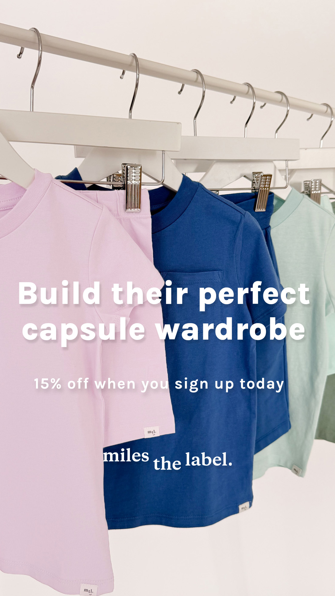 Miles The Label Facebook ad from Mar 13, 2026