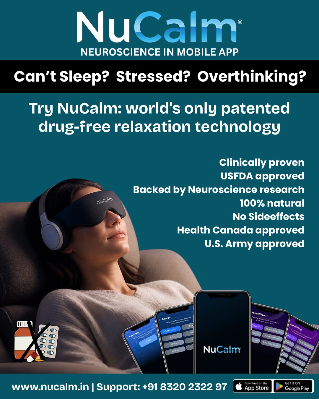 NuCalm India Facebook ad: NuCalm