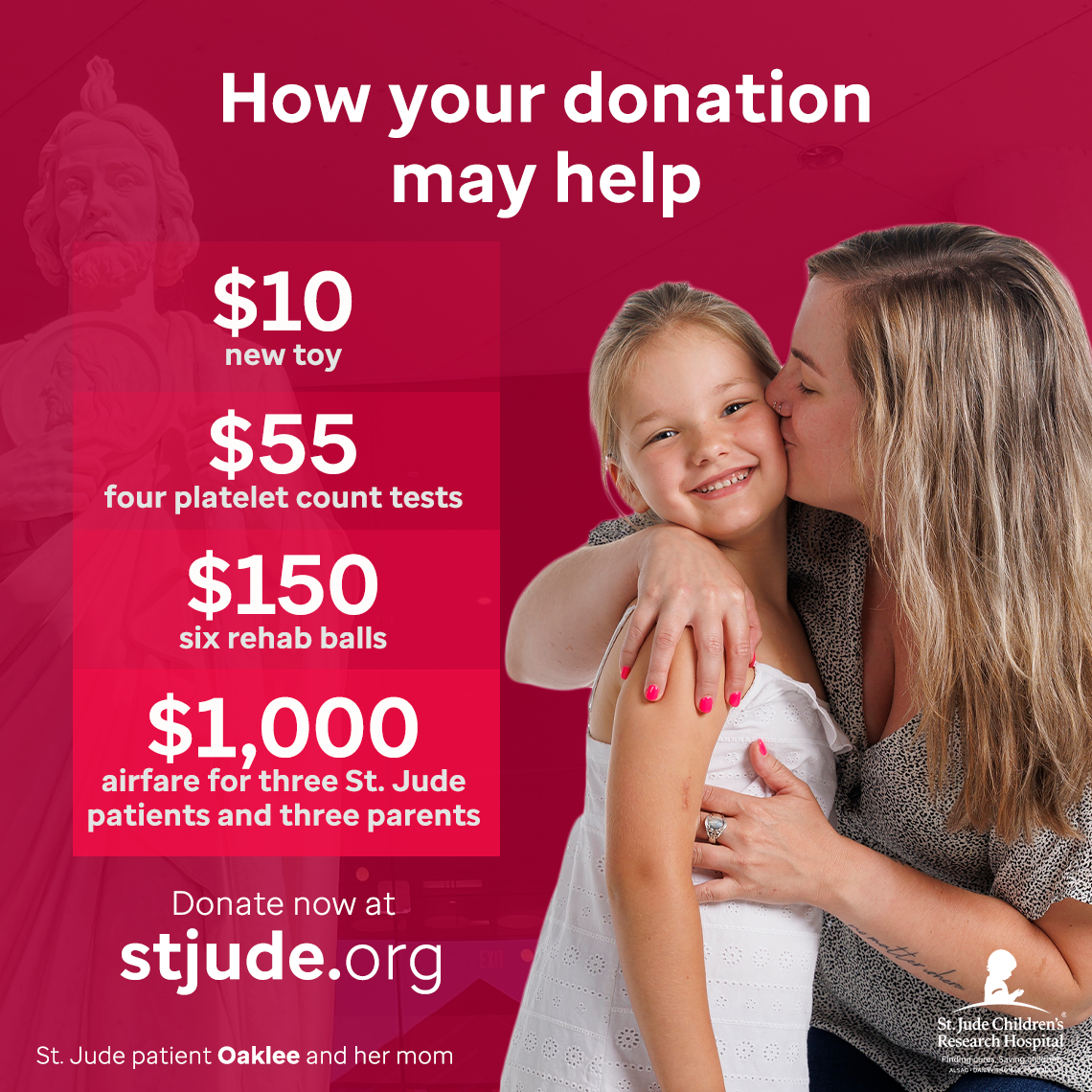 St. Jude Children's Research Hospital Facebook ad