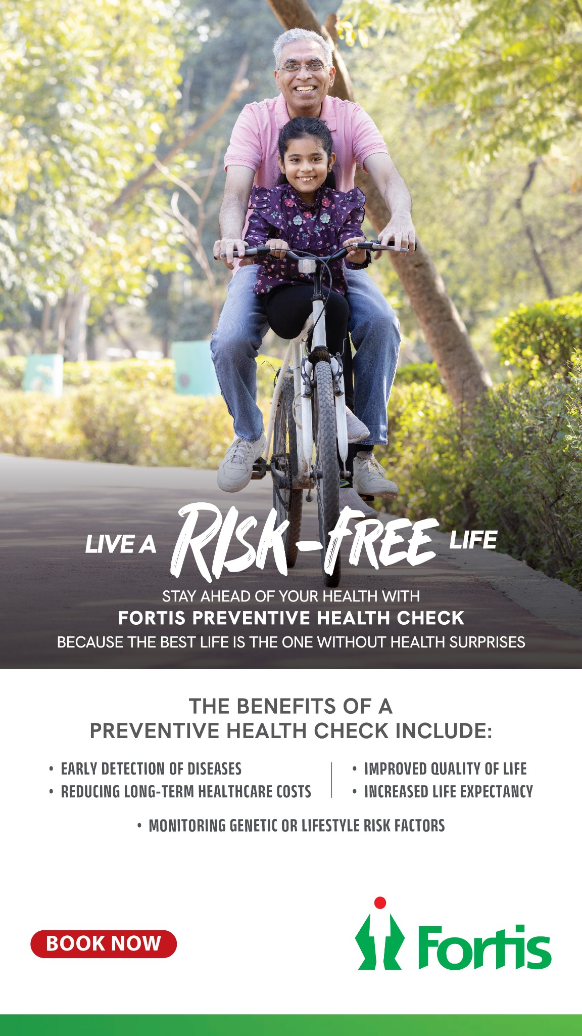 Fortis Healthcare Facebook ad