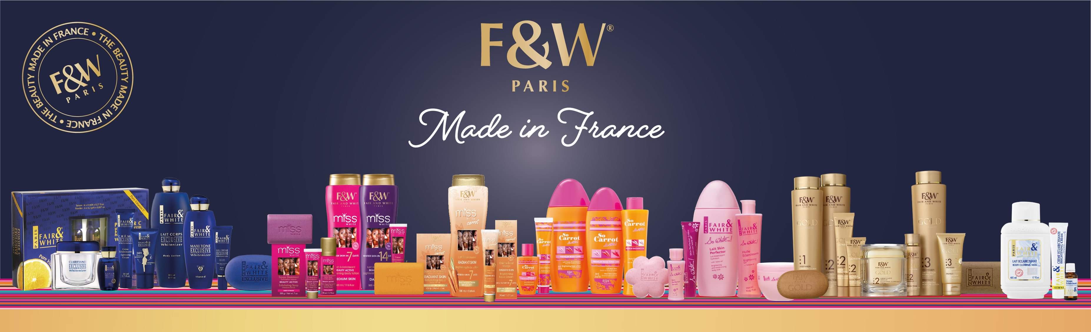 Fair & White - Côte D'ivoire Facebook ad: expert des beautés noires et metissées, Fair &…