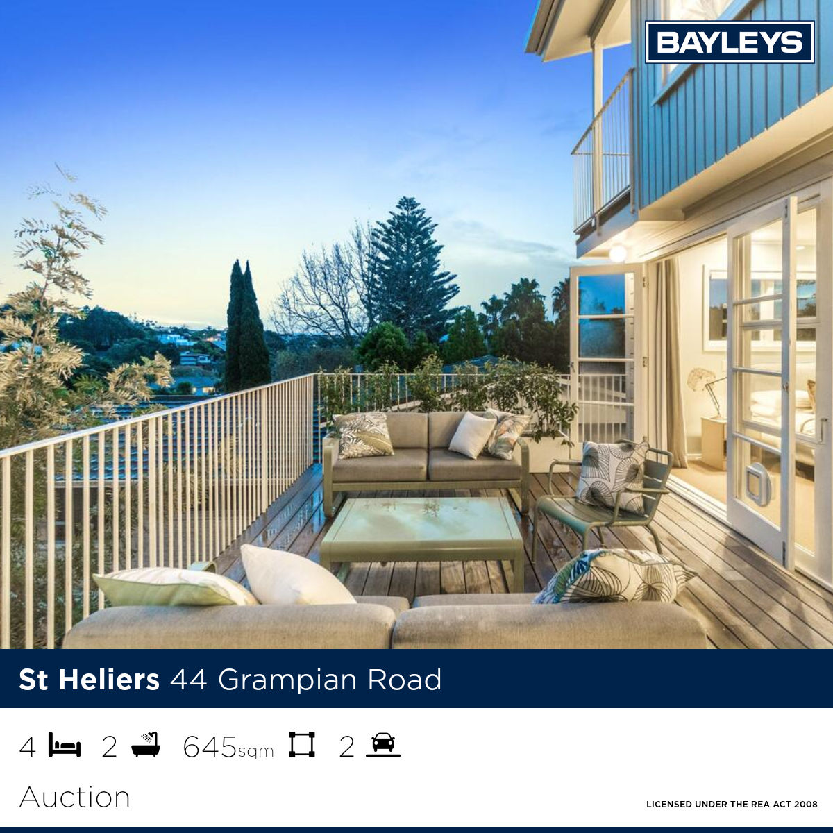 Bayleys Remuera Facebook ad from Jul 8, 2026