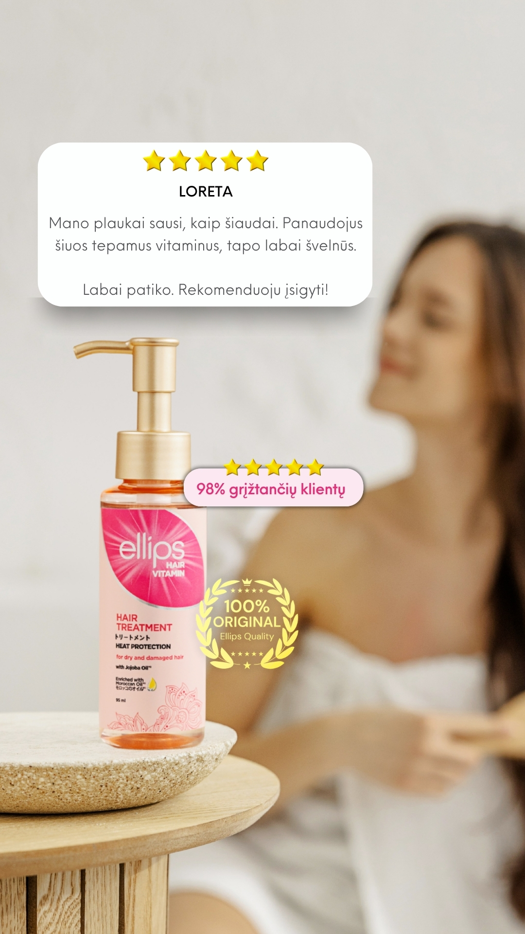 Ellips - Tepami vitaminai plaukams - Lietuva Facebook ad from Jun 16, 2026