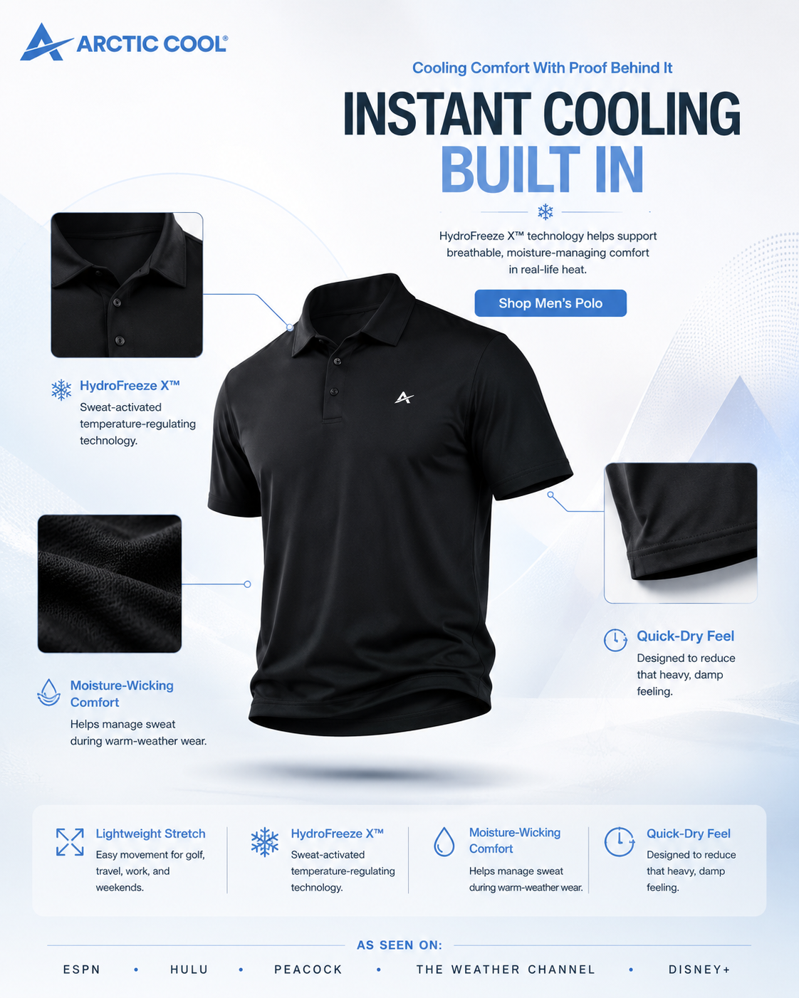 Arctic Cool Facebook ad