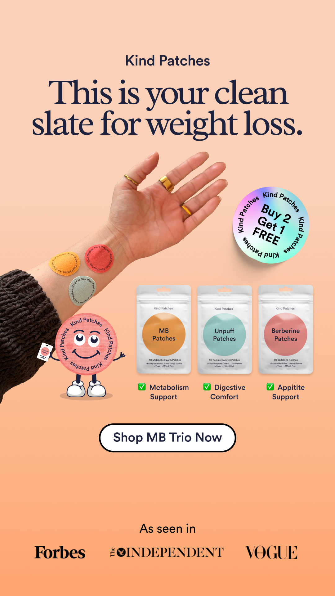 Kind Patches Facebook ad
