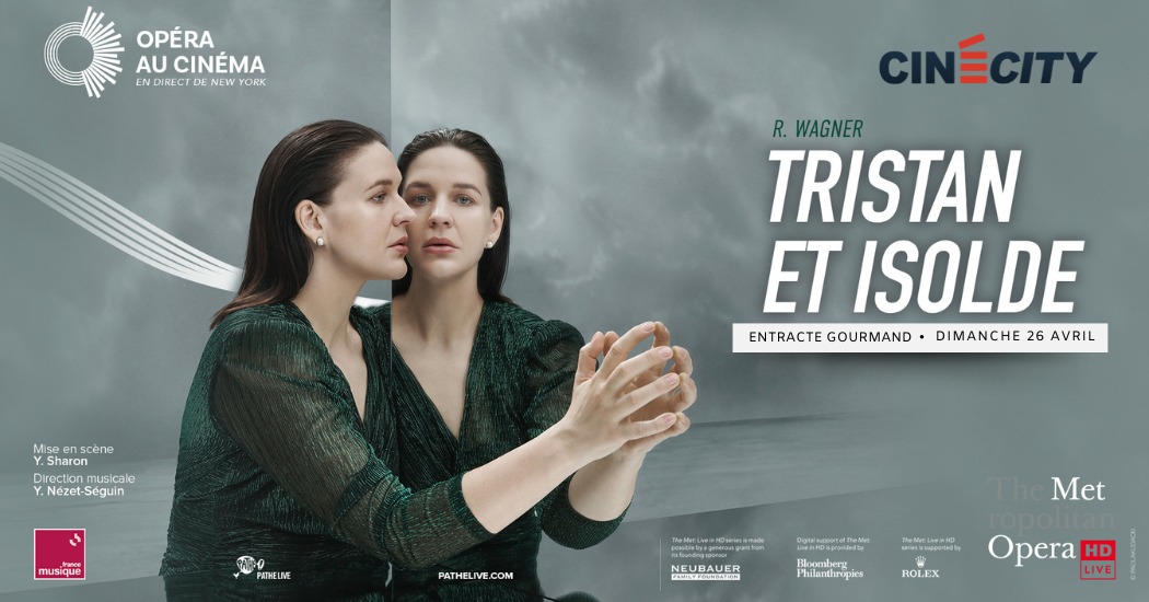 Cinécity Facebook ad: OPÉRA • Tristan et Isolde