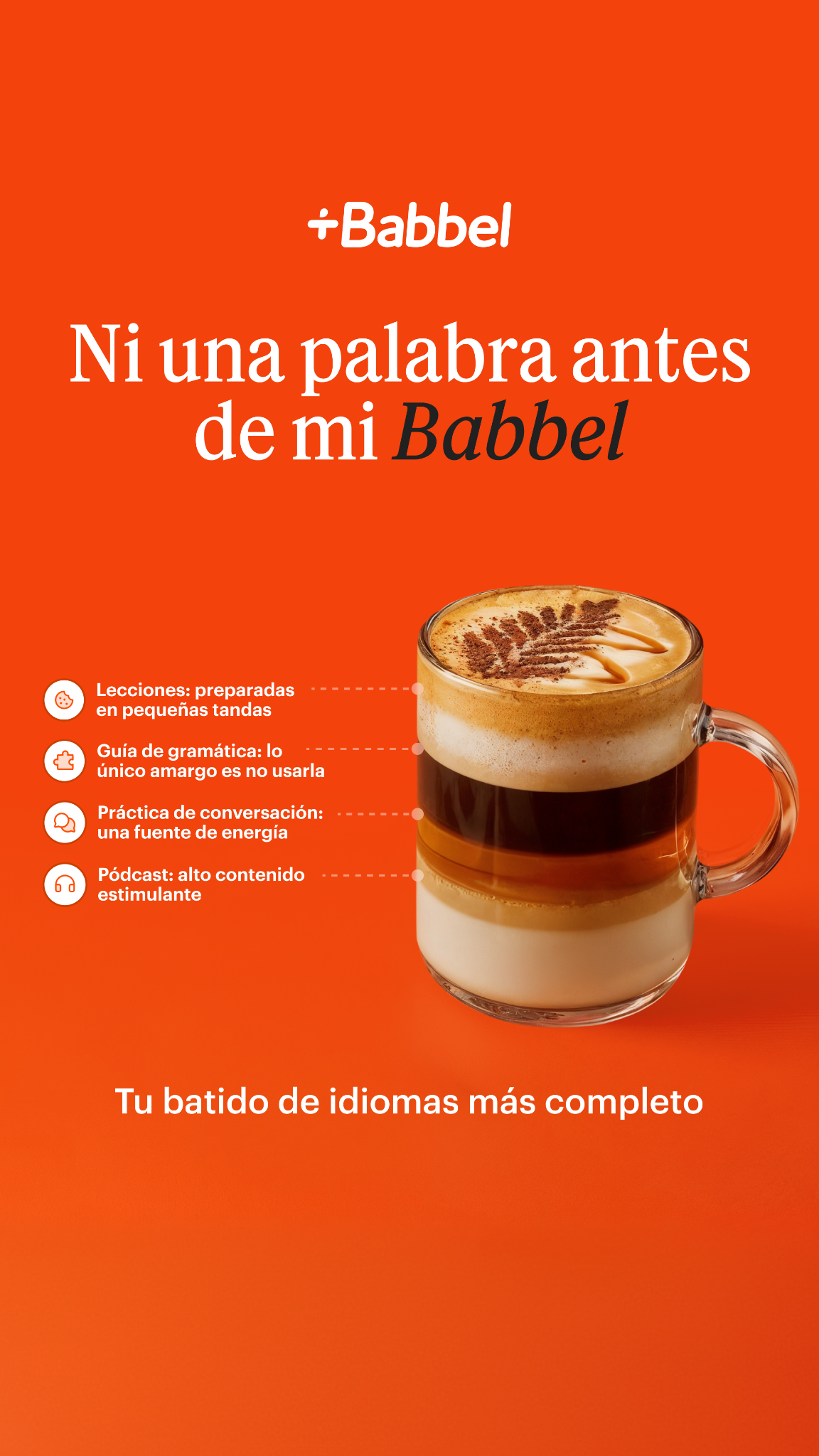 Babbel Facebook ad
