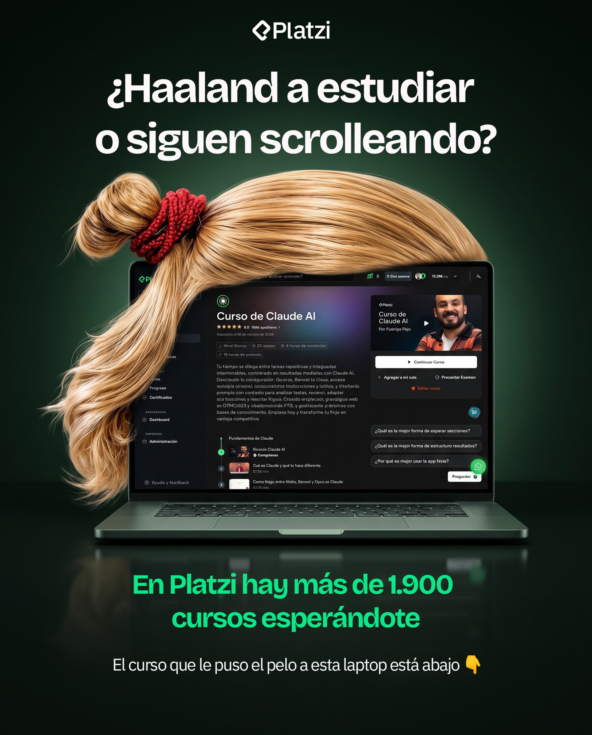 Platzi Facebook ad