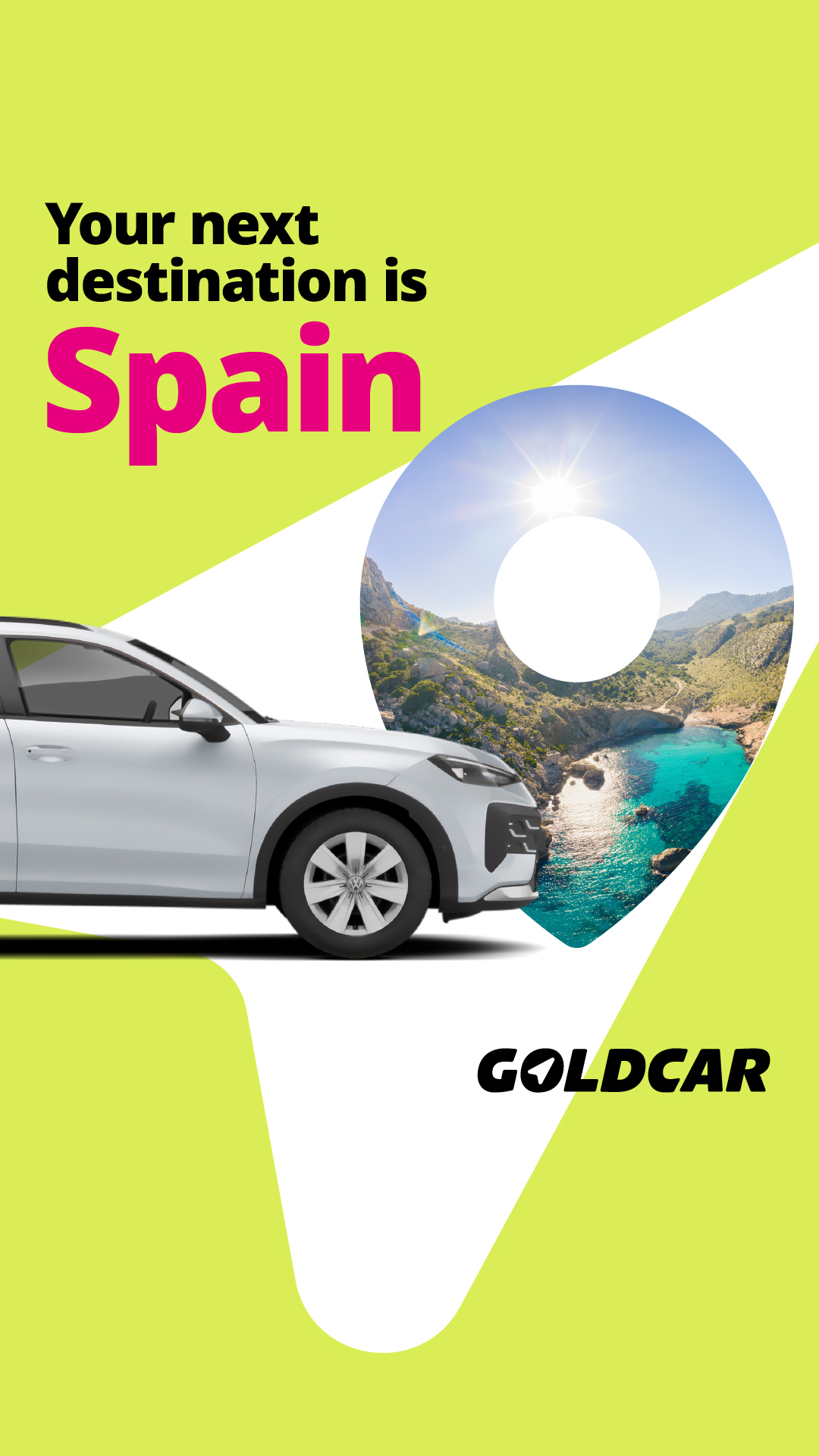 Goldcar Facebook ad: All you’re missing is the car.