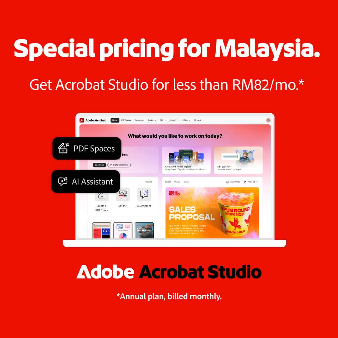 Adobe Acrobat Facebook ad