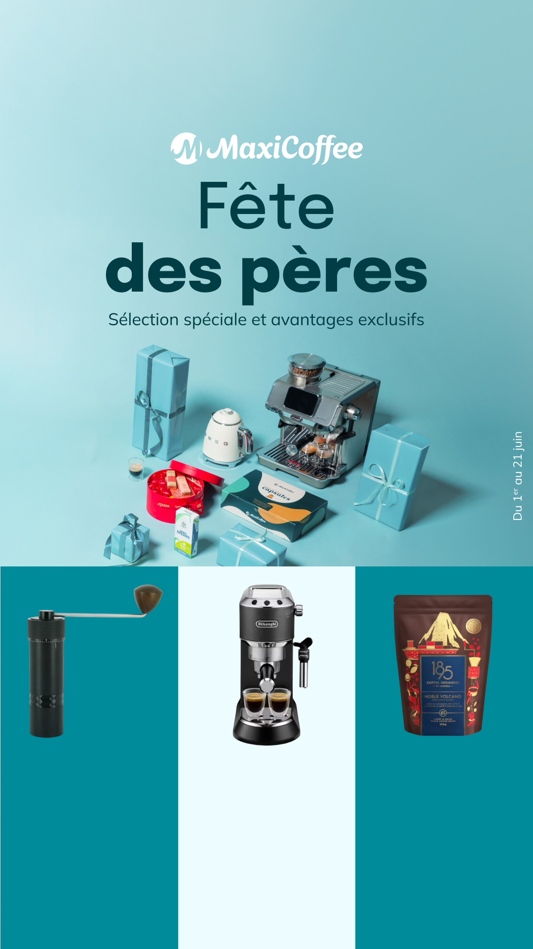 MaxiCoffee Facebook ad
