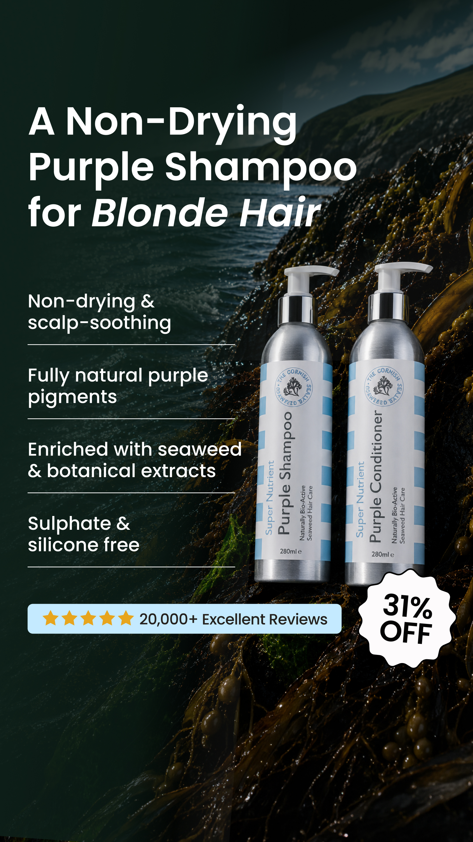 The Cornish Seaweed Bath Company Facebook ad