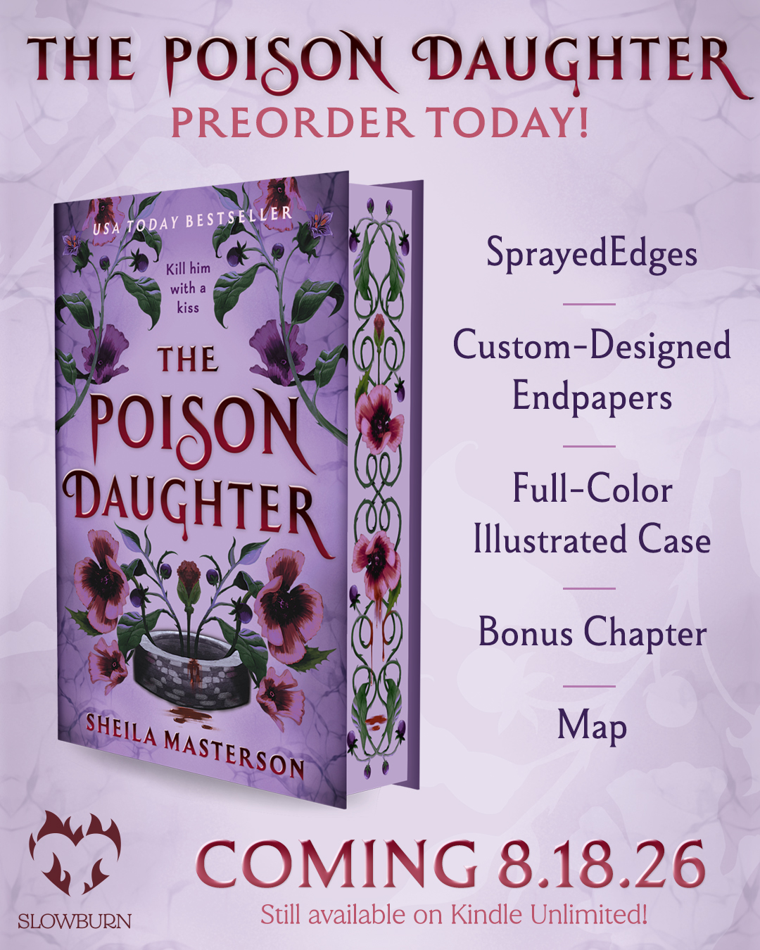 Slowburn Facebook ad: BN Members: 25% off your preorder