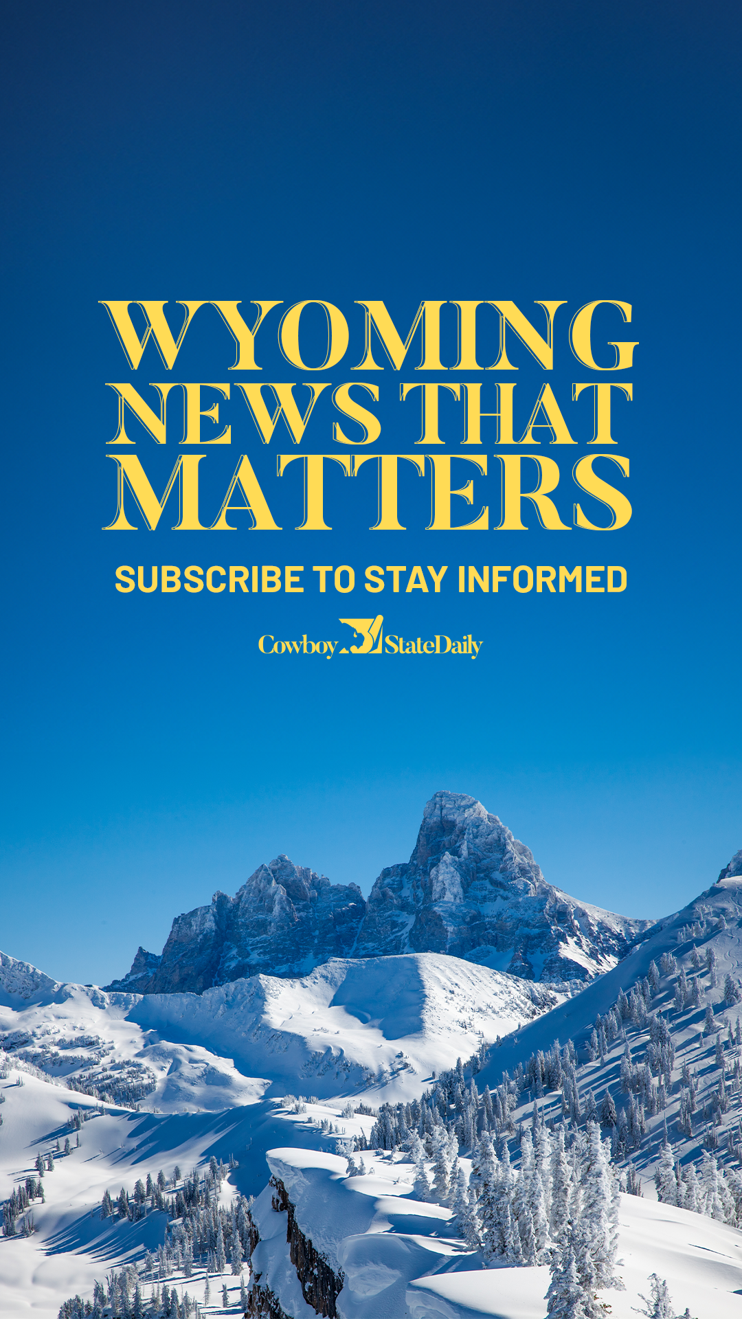 Cowboy State Daily Facebook ad