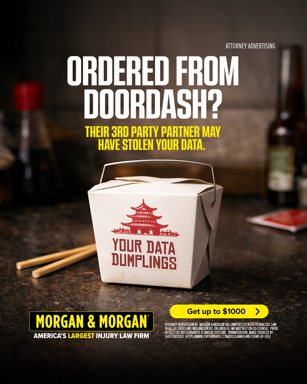 Morgan & Morgan Facebook ad